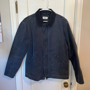 Taylor Stitch - The Workhorse Jacket in Navy Chipped Canvas - Large (42)